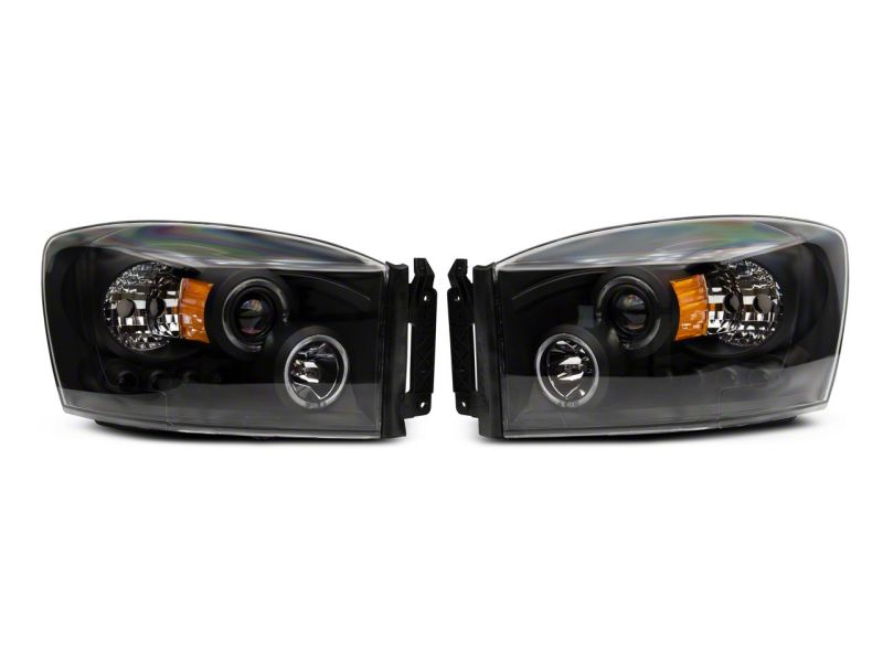 Load image into Gallery viewer, Raxiom 06-08 Dodge RAM 1500 LED Halo Projector Headlights- Black Housing (Clear Lens)