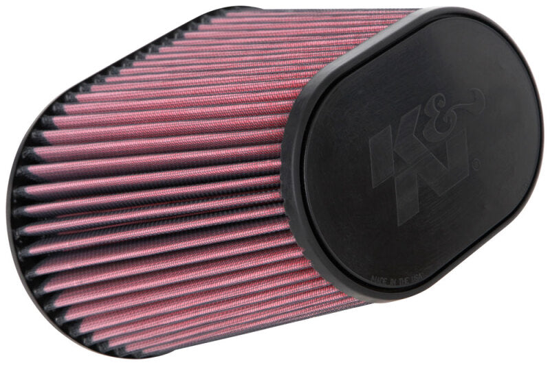 Load image into Gallery viewer, K&N Universal Clamp-On Air Filter 7in x 5-3/16in Flange 10in x 6-1/4in B 6-3/4in x 4-1/2in T 8in H