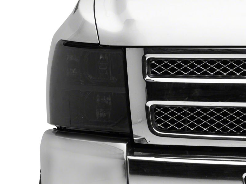 Load image into Gallery viewer, Raxiom 07-14 Chevrolet Silverado 1500 HD Axial OEM Rep Headlights- Chrome Housing- Smoked Lens