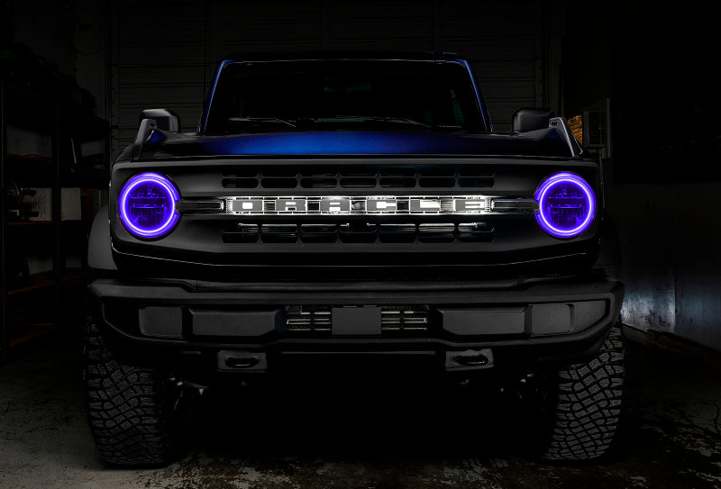 Load image into Gallery viewer, Oracle 2021 Ford Bronco Base Headlight LED Halo Kit - ColorSHIFT - w/ BC1 Controller