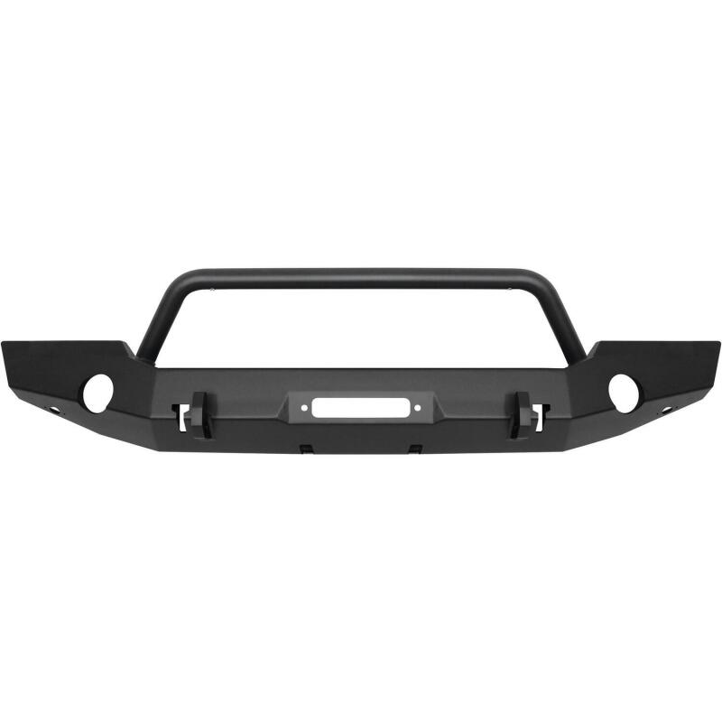 Load image into Gallery viewer, Westin 18-19 Jeep Wrangler JL WJ2 Full Width Front Bumper w/Bull Bar Textured Black