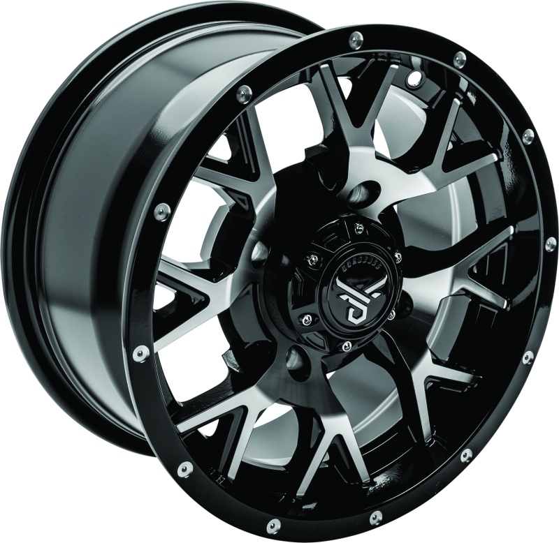 Load image into Gallery viewer, QuadBoss Barbwire 14X7 - 5+2 - 4/137 - Black Machined