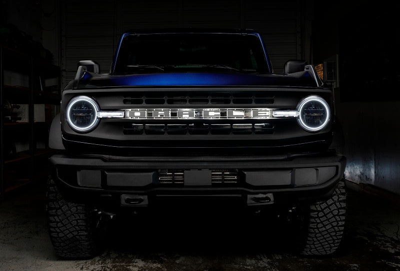 Load image into Gallery viewer, Oracle 21-22 Ford Bronco Headlight Halo Kit w/DRL Bar - Base Headlights -w/RF Controller