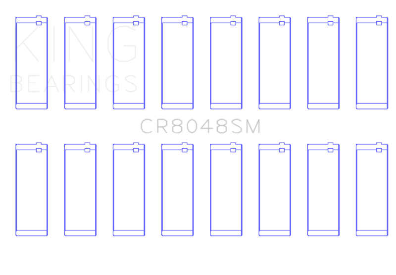 Load image into Gallery viewer, King Engine Bearings Chrysler 345/370 16V (Size +0.75mm) Connecting Rod Bearing Set