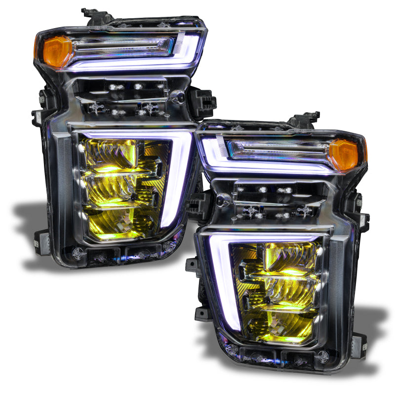 Load image into Gallery viewer, Oracle 20-21 Chevy Silverado HD 2500RGB Headlight Demon Eye Kit - w/o Controller