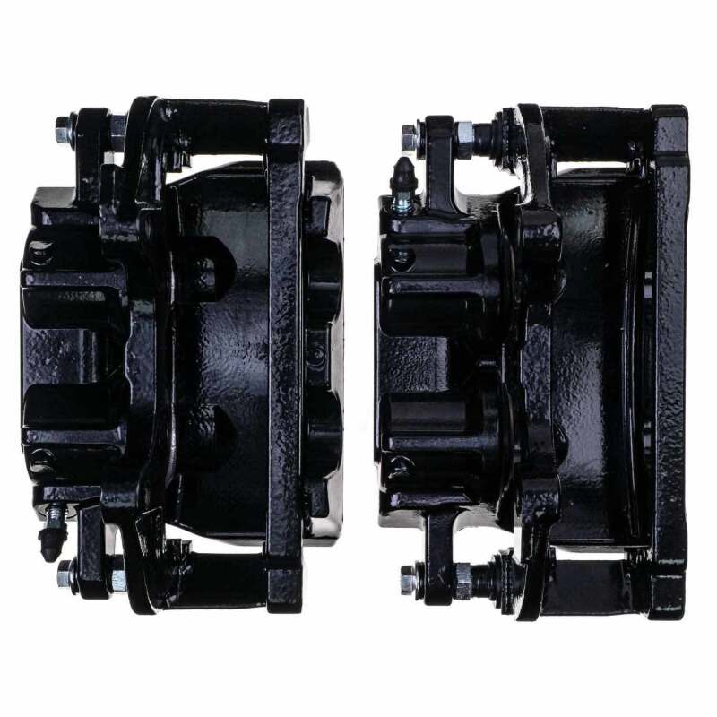 Load image into Gallery viewer, Power Stop 2014 Chrysler 200 Front Black Caliper - Pair w/Bracket