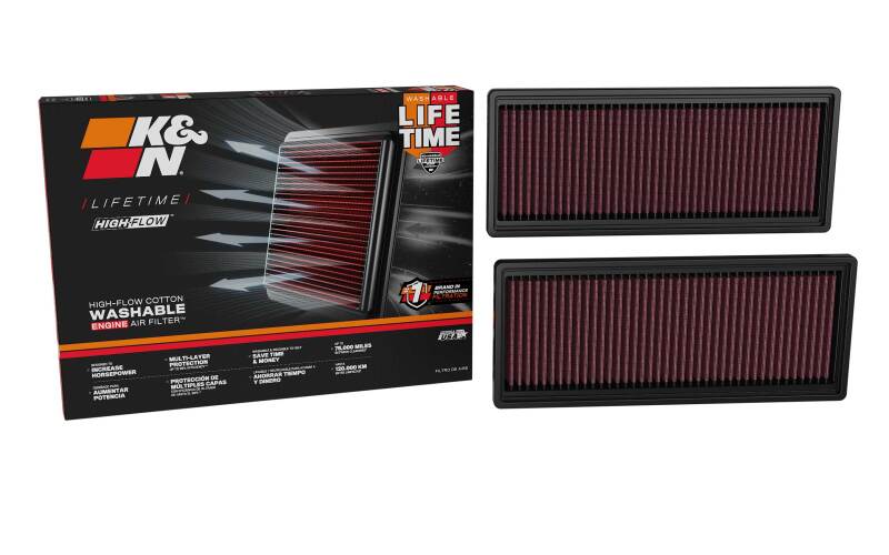 Load image into Gallery viewer, K&N Replacement Air Filter Audi Rs5 V6-2.9L F/I 2027 (2 Per Box)