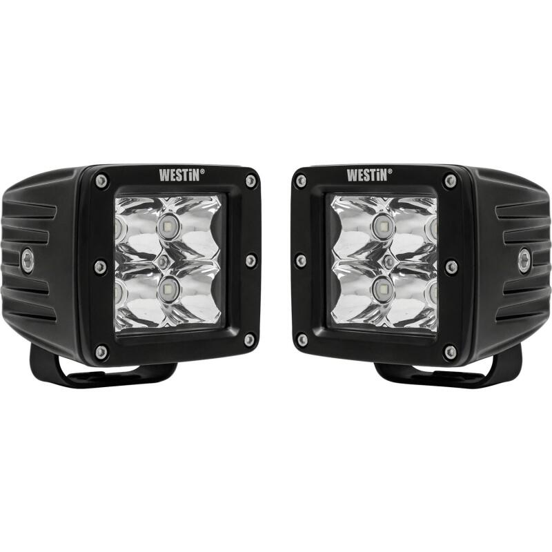 Load image into Gallery viewer, Westin Compact LED -4 5W Cree 3 inch x 3 inch (Set of 2) - Black