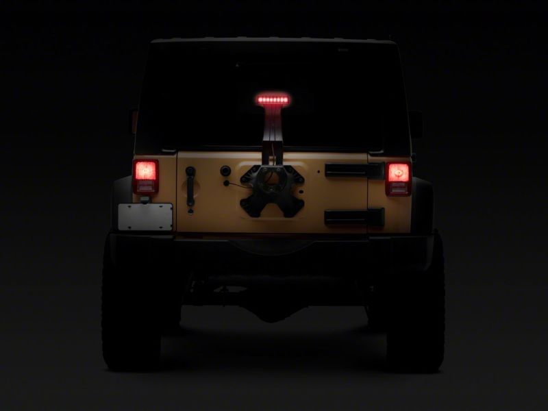 Load image into Gallery viewer, Raxiom 07-18 Jeep Wrangler JK Axial Series Hyper Flash LED Third Brake Light- Smoked