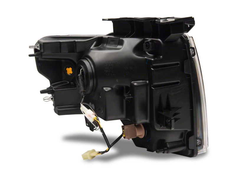 Load image into Gallery viewer, Raxiom 09-14 Ford F-150 Axial Series Headlights w/ LED Bar- Black Housing (Clear Lens)