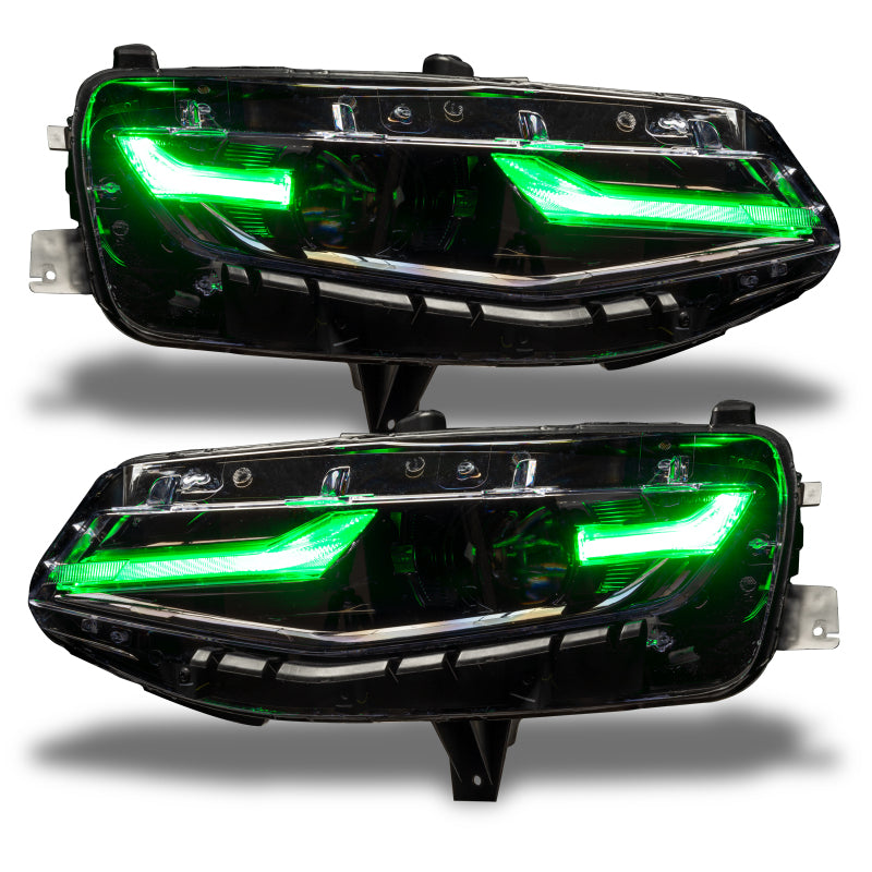 Load image into Gallery viewer, Oracle 19-21 Chevy Camaro LS/LT RGB+A Headlight DRL Kit - ColorSHIFT w/ BC1 Controller