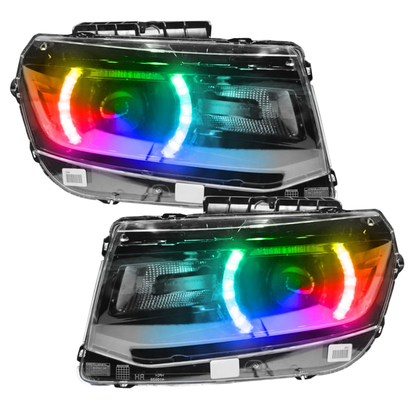 Load image into Gallery viewer, Oracle 14-15 Chevy Camaro RS Headlight DRL Upgrade Kit - ColorSHIFT w/ Simple Controller