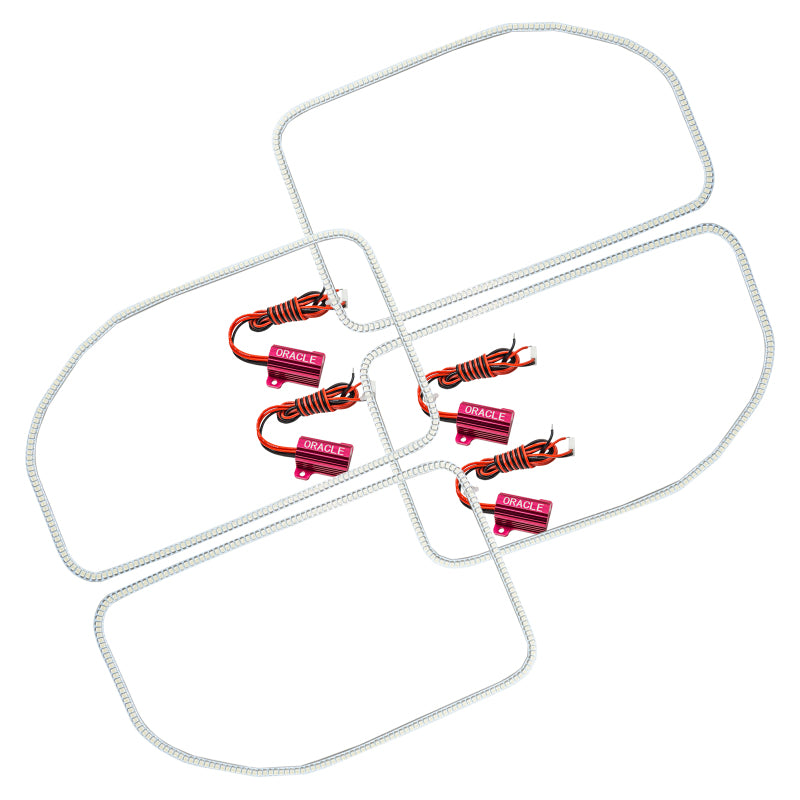 Load image into Gallery viewer, Oracle Ford F250/350 11-16 LED Halo Kit (Square Ring Design) - White