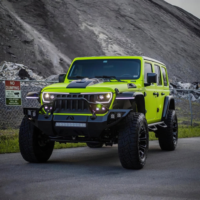 Load image into Gallery viewer, Oracle VECTOR Series Full LED Grille - Jeep Wrangler JL/JT - NA