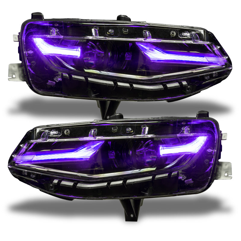 Load image into Gallery viewer, Oracle 19-21 Chevy Camaro LS/LT RGB+A Headlight DRL Kit - ColorSHIFT w/ BC1 Controller