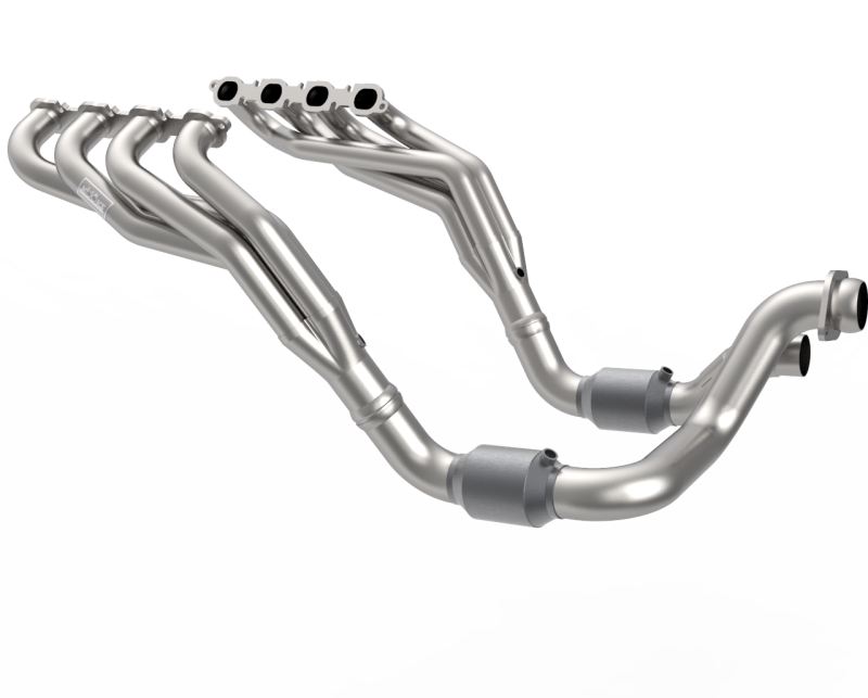 Load image into Gallery viewer, Kooks 20-22 Ford F250 7.3L V8 / Ford F350 7.3L V8 1-7/8in x 3in SS Headers w/ Green Catted Conn