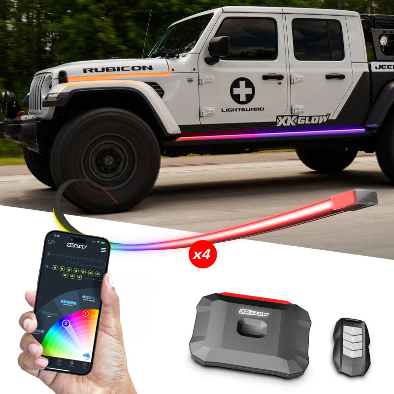 Load image into Gallery viewer, XK Glow Addressable Accent Light Strip Kit For Jeep - Case of 20
