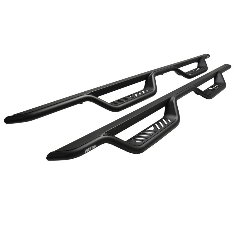 Load image into Gallery viewer, Westin 19-22 Ram 1500 Crew Cab (Excl. 19-22 Ram 1500 Classic) Outlaw Nerf Step Bars - Textured Black