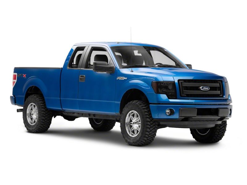 Load image into Gallery viewer, Raxiom 09-14 Ford F-150 Axial OEM Style Rep Headlights- Chrome Housing- Smoked Lens