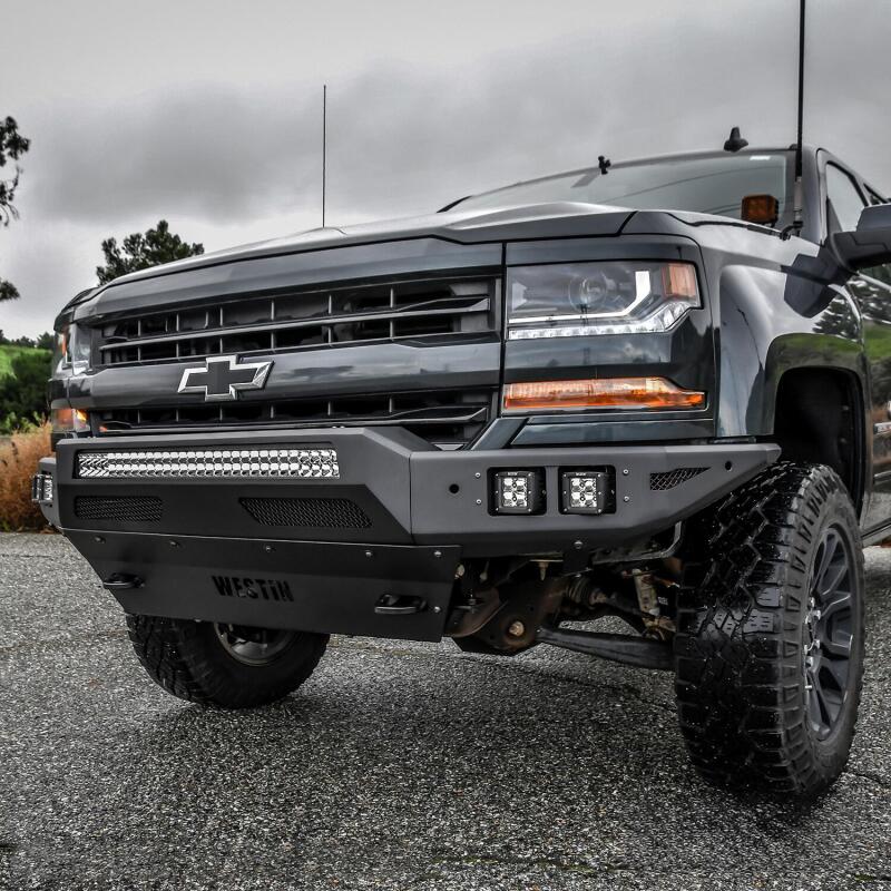 Load image into Gallery viewer, Westin 16-19 Chevy/GMC Silverado/Sierra 1500 Pro-Mod Front Bumper - Textured Black