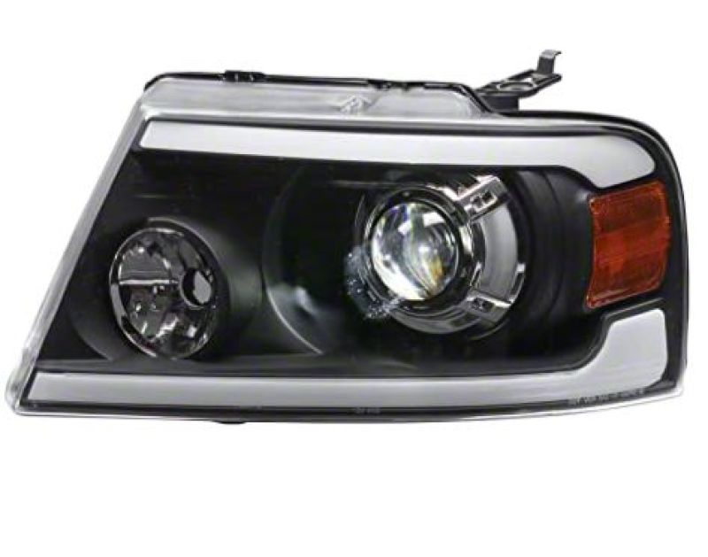 Load image into Gallery viewer, Raxiom 04-08 Ford F-150 Axial Series LED Projector Headlights- Blk Housing (Clear Lens)