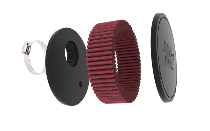 Load image into Gallery viewer, K&N Universal Filter 2 1/16in Flange / 6in OD / 2in H / CR TP V