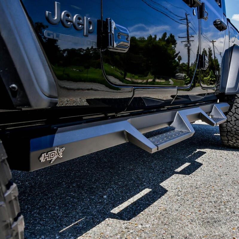 Load image into Gallery viewer, Westin 2020 Jeep Gladiator HDX Drop Nerf Step Bars - Textured Black