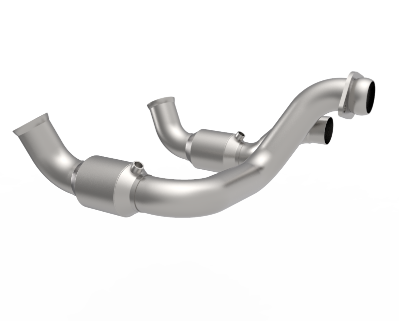 Load image into Gallery viewer, Kooks 20-22 Ford F250 7.3L V8 / Ford F350 7.3L V8 3in SS High Output Green Catted Connecting Pipes