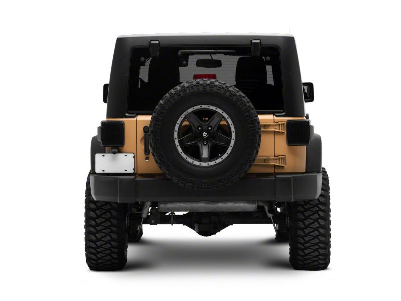 Load image into Gallery viewer, Raxiom 07-18 Jeep Wrangler JK Axial Series Carver LED Tail Lights- Blk Housing (Smoked Lens)