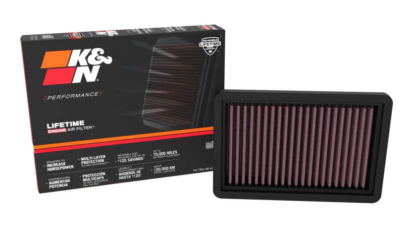 Load image into Gallery viewer, K&N 22-24 Dacia Jogger / 21-24 Dacia Logan III 1.0L L3 Drop-In Air Filter