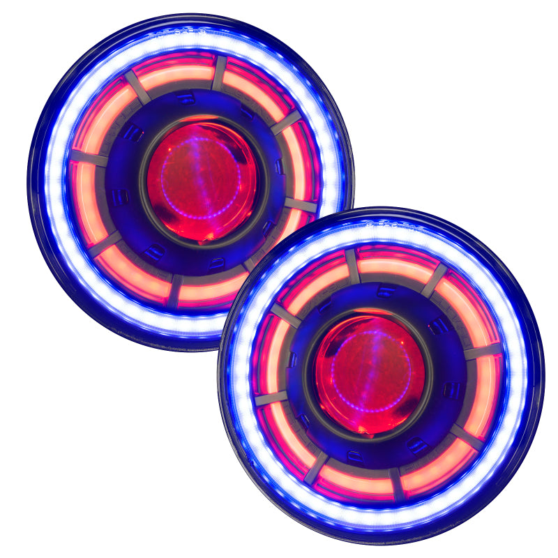 Load image into Gallery viewer, ORACLE Lighting 0718 Jeep Wrangler JK Oculus 7in ColorSHIFT Bi-LED Projector Headlights