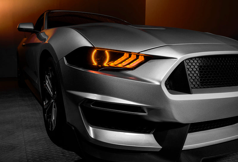 Load image into Gallery viewer, Oracle 18-21 Ford Mustang Dynamic DRL w/ Halo Kit & Sequential Turn Signal - ColorSHIFT