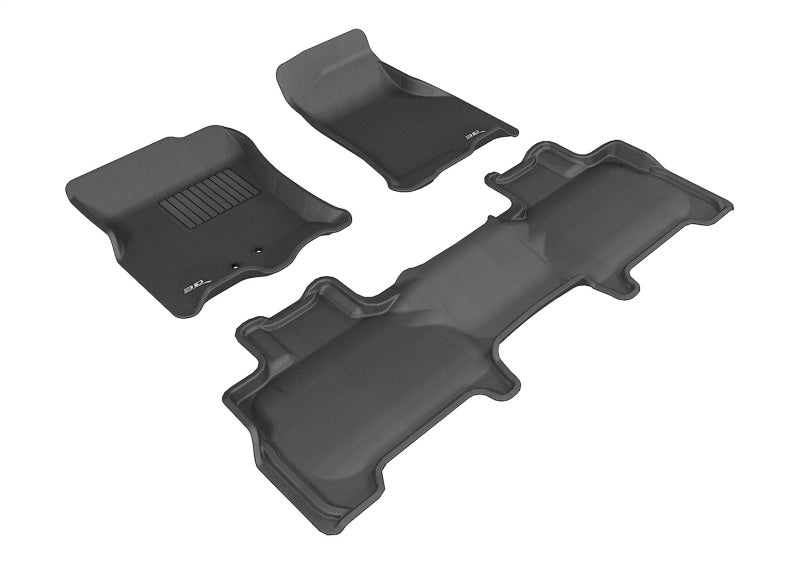 Load image into Gallery viewer, 3D MAXpider 11-17 Ford Expedition w/ 2nd Row Center Console Kagu Black Full Set