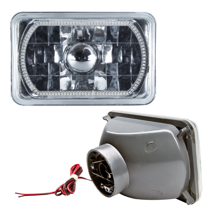 Load image into Gallery viewer, Oracle Pre-Installed Lights 4x6 IN. Sealed Beam - Red Halo
