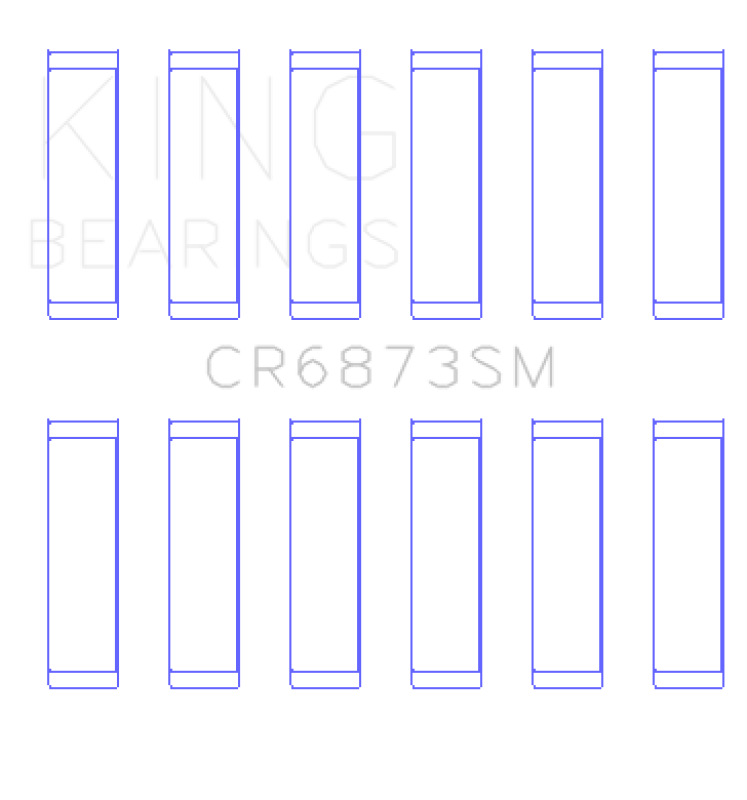 Load image into Gallery viewer, King Engine Bearings Toyota 2Gr-Fe/3Gr-Fe (Size +0.25mm) Connecting Rod Bearing Set