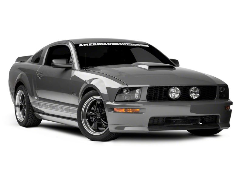 Load image into Gallery viewer, Raxiom 05-09 Ford Mustang Excluding GT500 LED Halo Projector Headlights- Black Housing (Clear Lens)