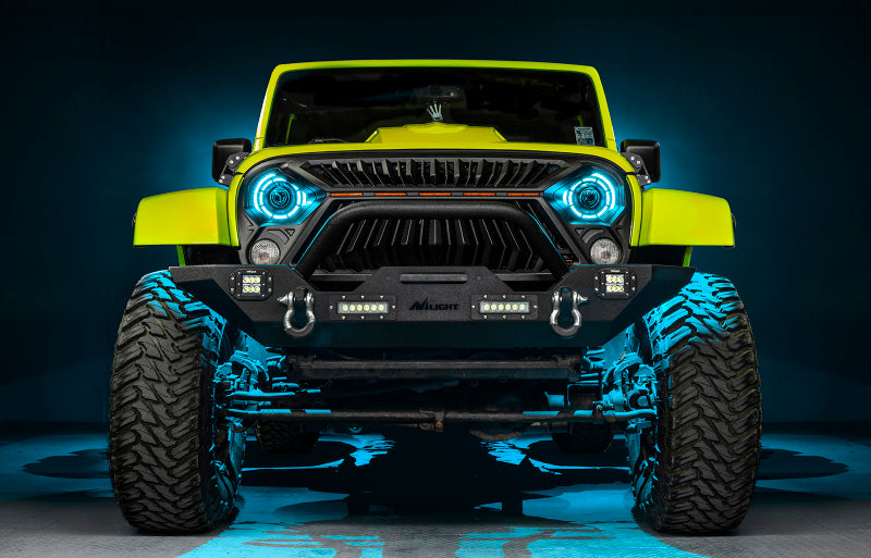 Load image into Gallery viewer, ORACLE Lighting 0718 Jeep Wrangler JK Oculus 7in ColorSHIFT Bi-LED Projector Headlights
