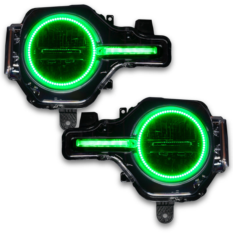 Load image into Gallery viewer, Oracle 21-22 Ford Bronco Headlight Halo Kit w/DRL Bar - Base Headlights -w/BC1 Controller