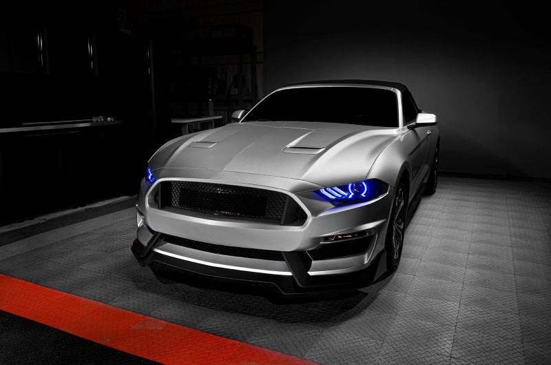 Load image into Gallery viewer, Oracle 18-21 Ford Mustang Dynamic DRL w/ Halo Kit & Sequential Turn Signal - ColorSHIFT