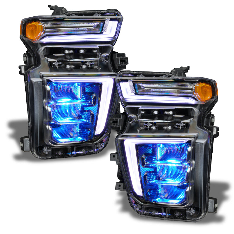Load image into Gallery viewer, Oracle 20-21 Chevy Silverado HD 2500RGB Headlight Demon Eye Kit - w/o Controller