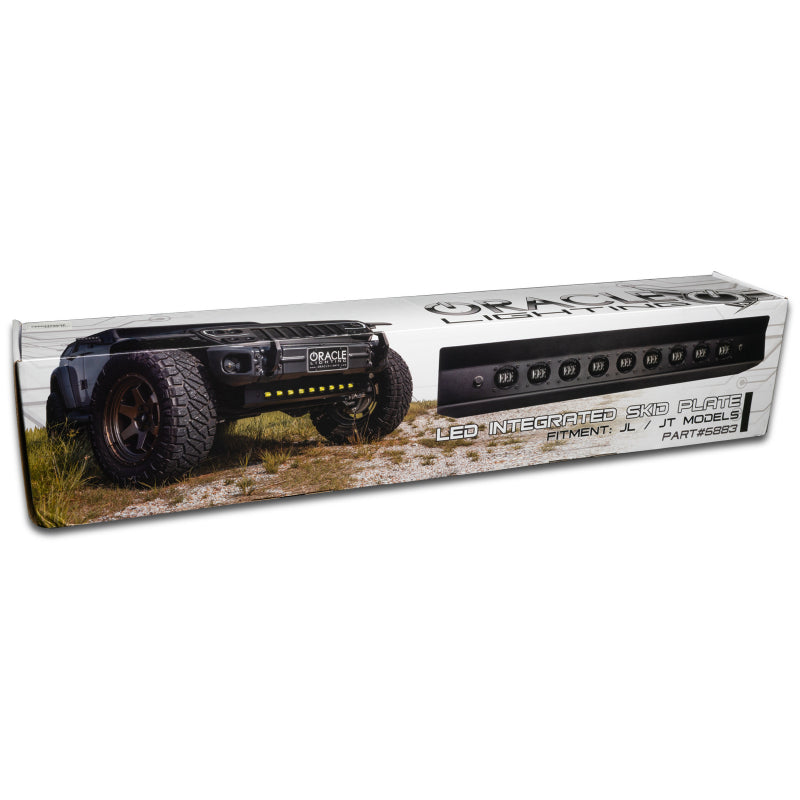 Load image into Gallery viewer, ORACLE Lighting 2019+ Jeep Wrangler JL Skid Plate w/ Integrated LED Emitters - Clear