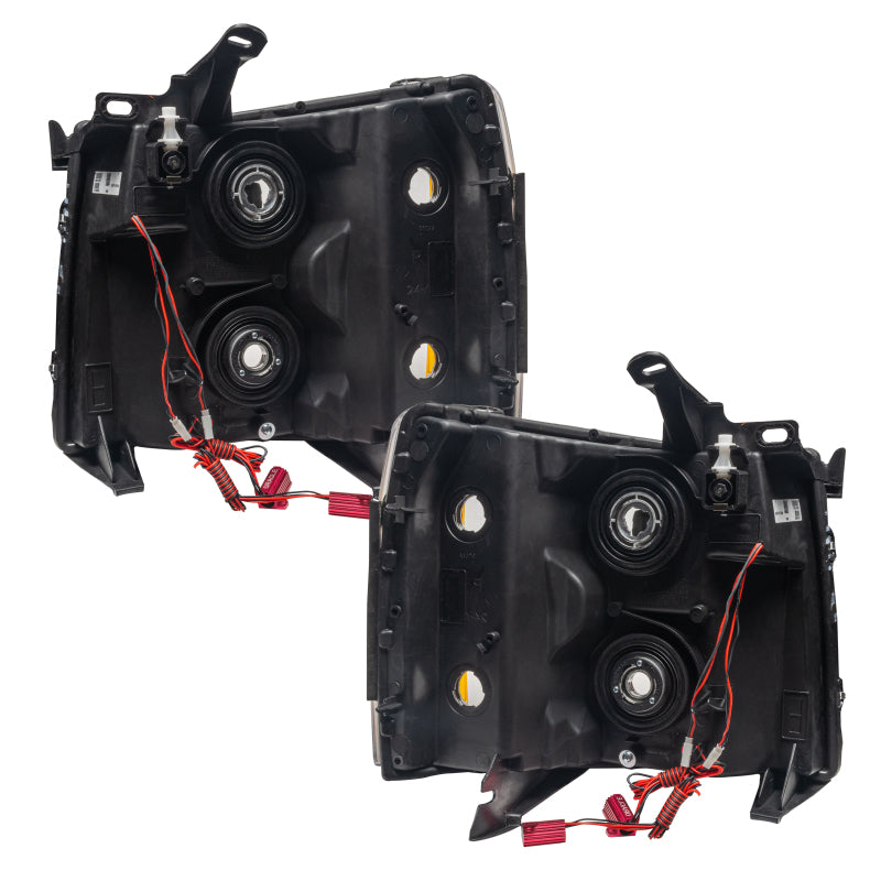 Load image into Gallery viewer, Oracle Lighting 07-13 Chevrolet Silverado Pre-Assembled LED Halo Headlights - Blue