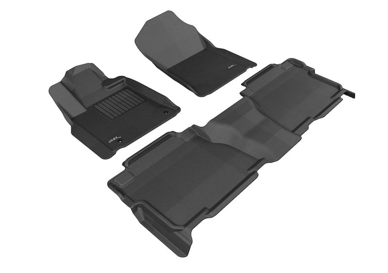 Load image into Gallery viewer, 3D MAXpider 07-11 Toyota Tundra CrewMax Kagu Black Full Set