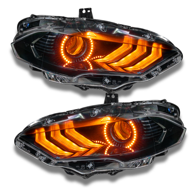 Load image into Gallery viewer, Oracle 18-21 Ford Mustang Dynamic DRL w/ Halo Kit & Sequential Turn Signal - ColorSHIFT