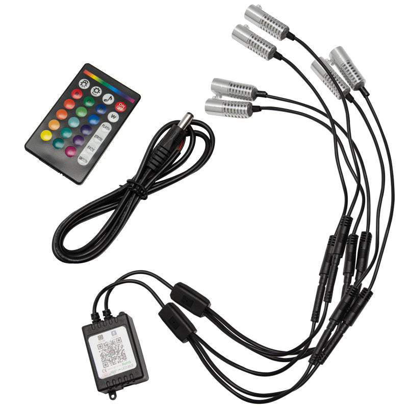 Load image into Gallery viewer, Oracle Fiber Optic LED Light Head - ColorSHIFT (6PCS) - ColorSHIFT