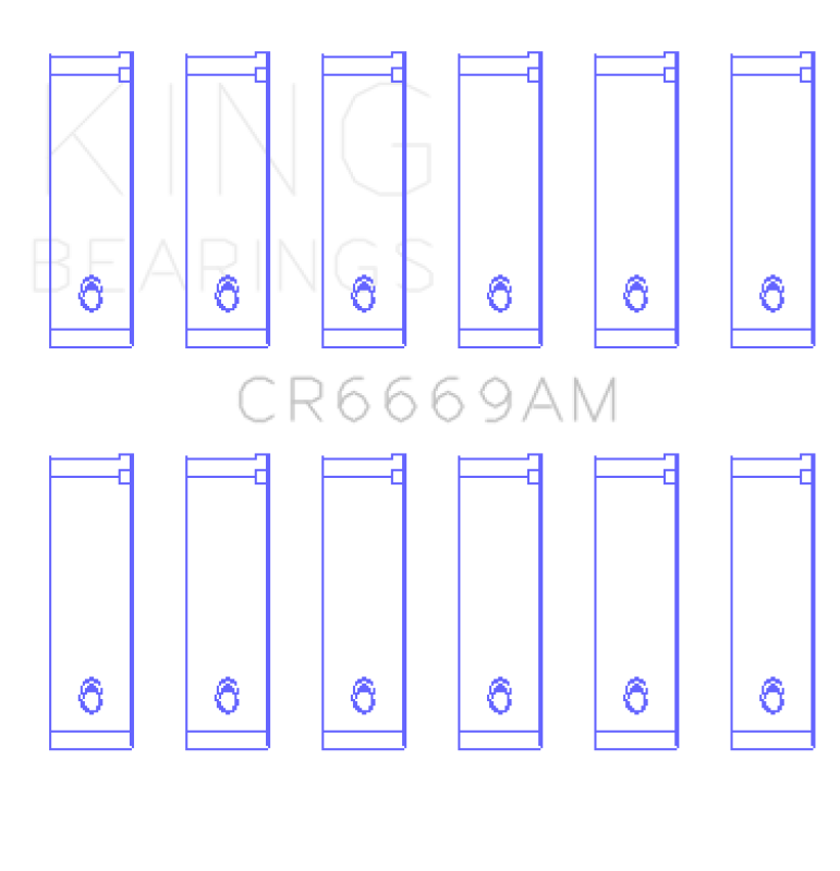 Load image into Gallery viewer, King Engine Bearings Toyota 3Vze 2958Cc (Size +0.50mm) Connecting Rod Bearing Set