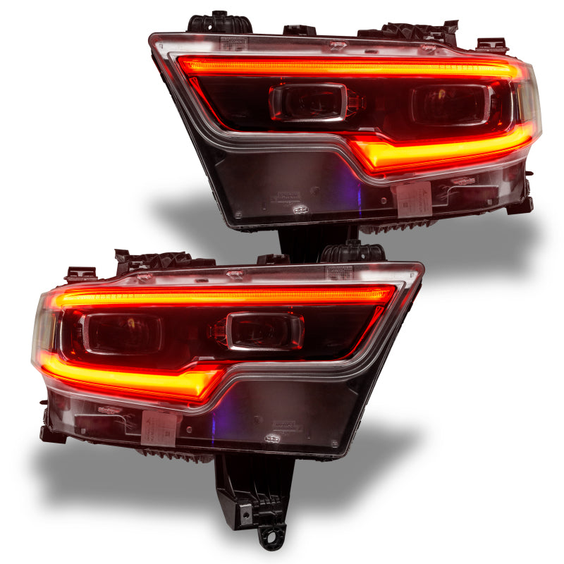 Load image into Gallery viewer, Oracle 19-21 RAM 1500 Projector LED Headlight DRL Kit - RGBW+A w/ RF Controller