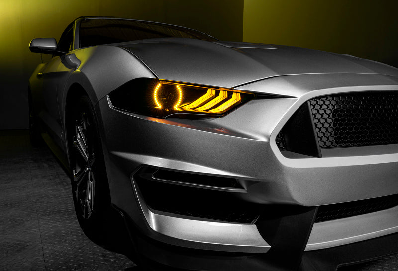 Load image into Gallery viewer, Oracle 18-21 Ford Mustang Dynamic DRL w/ Halo Kit & Sequential Turn Signal - ColorSHIFT