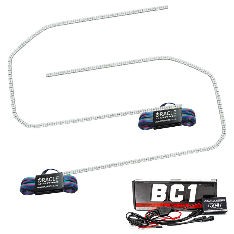 Load image into Gallery viewer, Oracle 16-18 GMC Sierra Headlight DRL Upgrade Kit - ColorSHIFT w/ BC1 Controller