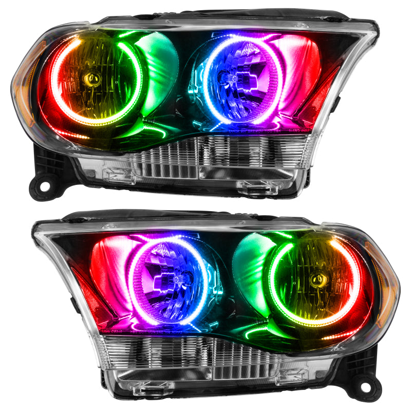 Load image into Gallery viewer, Oracle 11-13 Dodge Durango SMD HL Halogen - Black - ColorSHIFT w/ Simple Controller